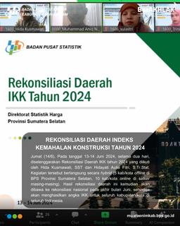 REKONSILIASI DAERAH INDEKS KEMAHALAN KONSTRUKSI TAHUN 2024