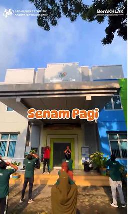 SENAM PAGI PEGAWAI BPS KABUPATEN MUARA ENIM