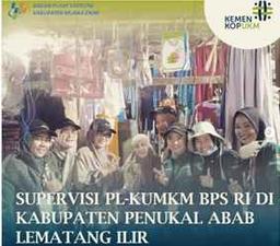 Supervisi PL-KUMKM BPS RI di Kab.PALI