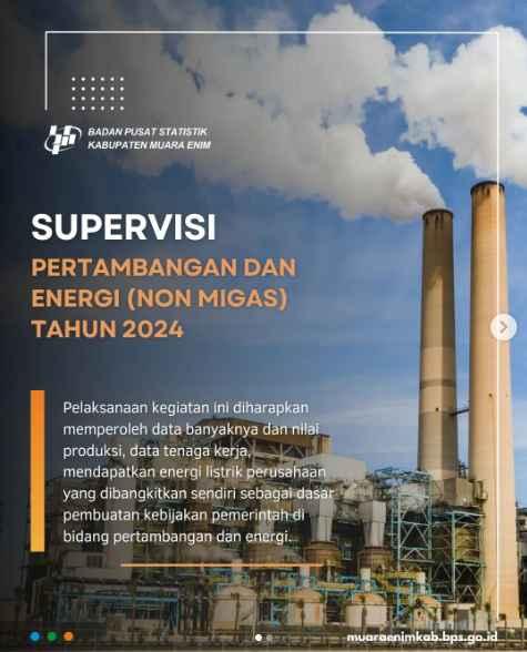 SUPERVISI PENDATAAN PERTAMBANGAN DAN ENERGI