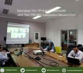 Interview Tim TPI Kota Prabumulih oleh Tim TPB BPS Kabupaten Muara Enim